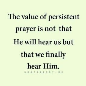 Persistent prayer 2