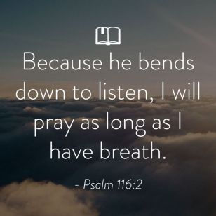 prayer psalm 116 2