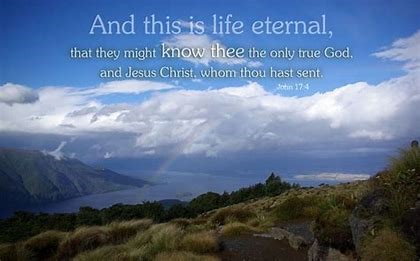 and this is life eternal